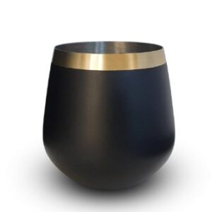 Brass & Black  Whisky Glasses Clinq